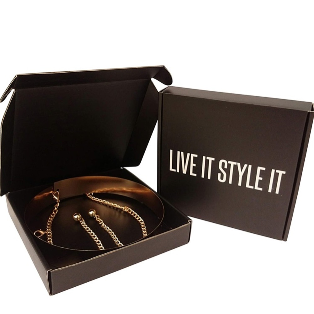 Gold Aluminum Adjustable Belt